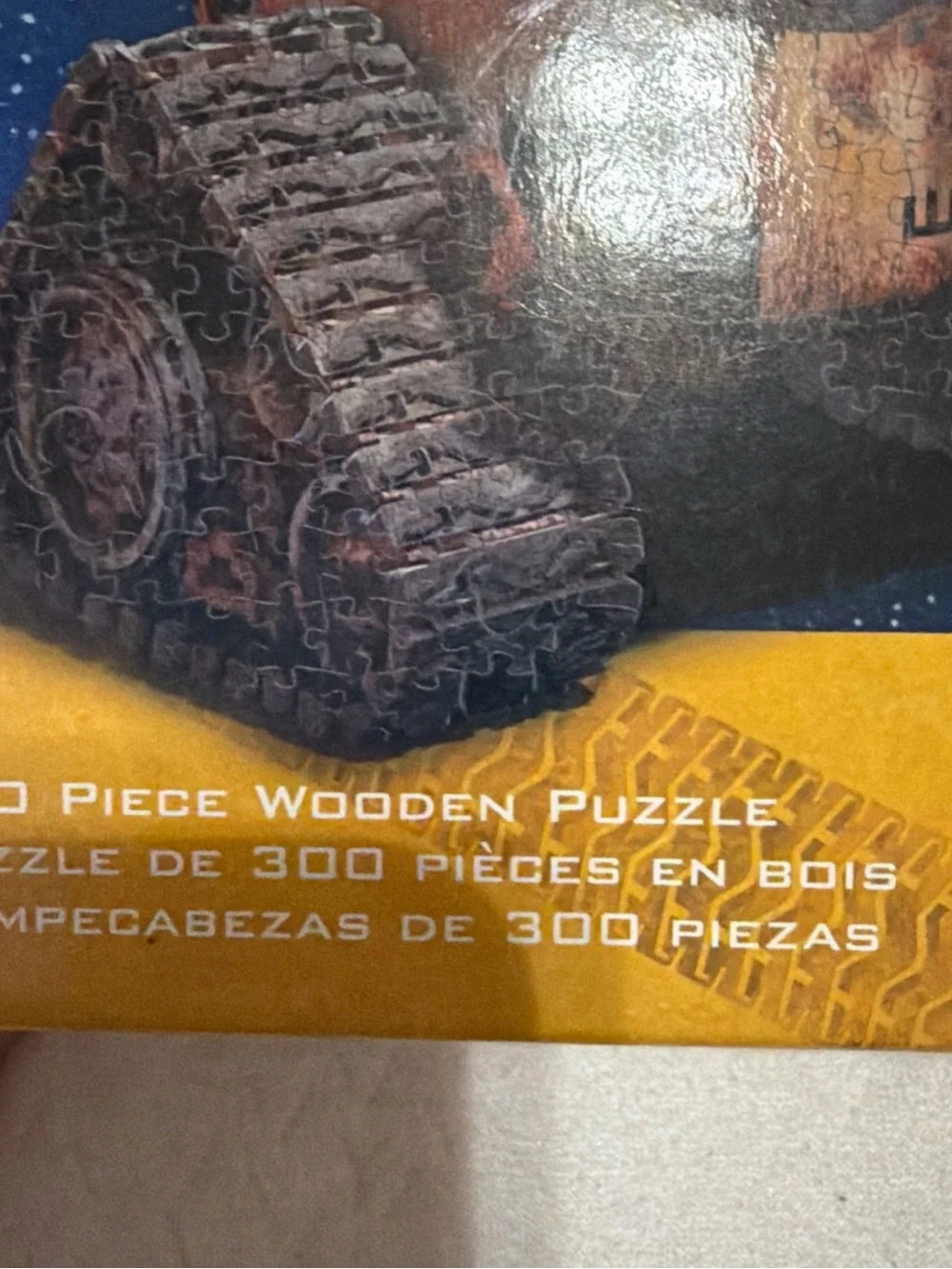 Disney WALL·E Puzzle Box with Yellow Packaging and Blue Starry Scene